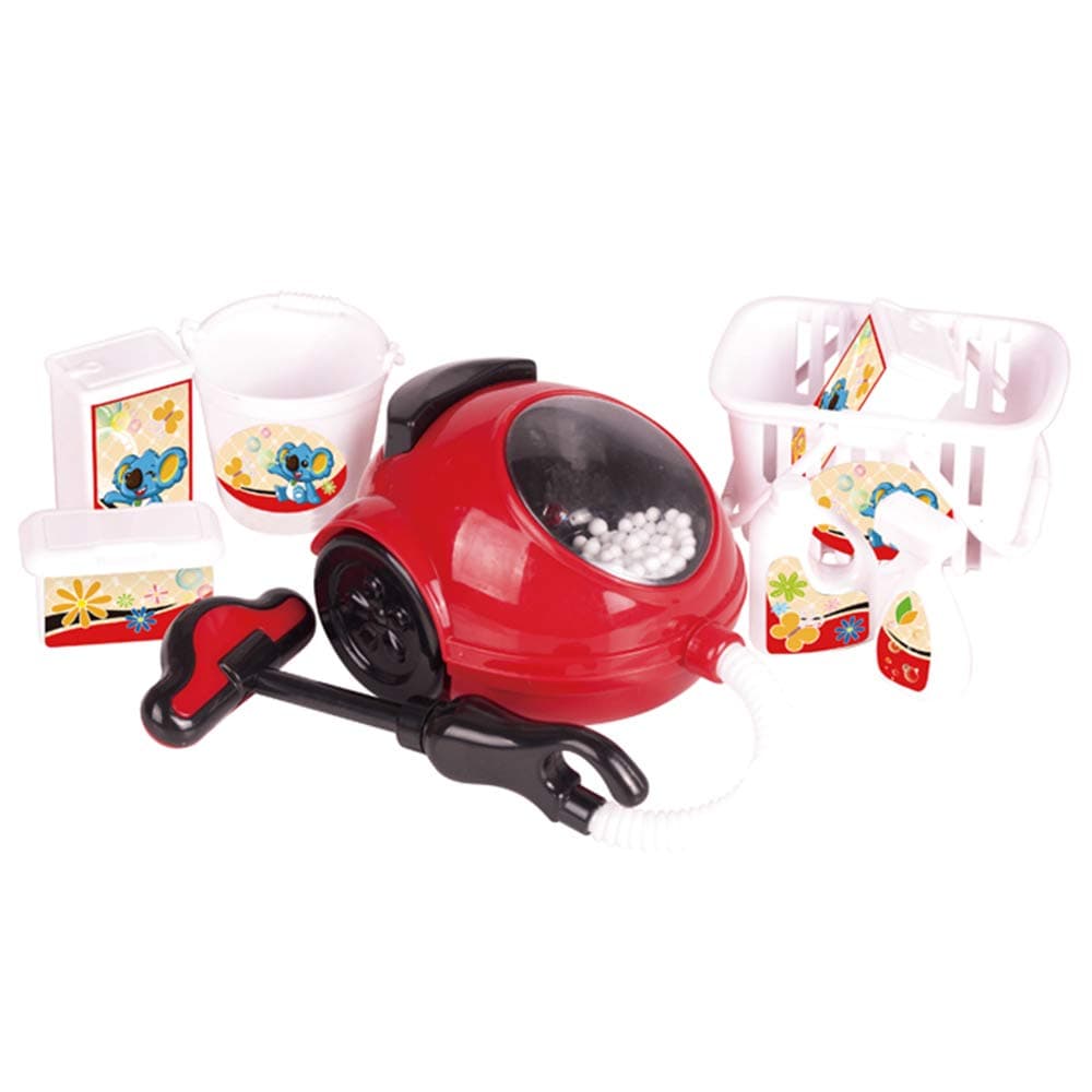 MeeYum Kids Pretend Play Novelty Toy Mini Vacuum Cleaner and Accessories