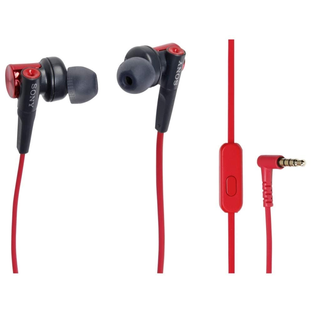 Sony MDRXB50APR.CE7 Ecouteurs Intra-auriculaires Rouge