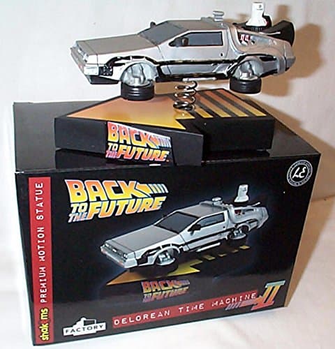 Shakems Premium Motion Statue Back to the Future Part II Delorean Time Machine car 7inches long model