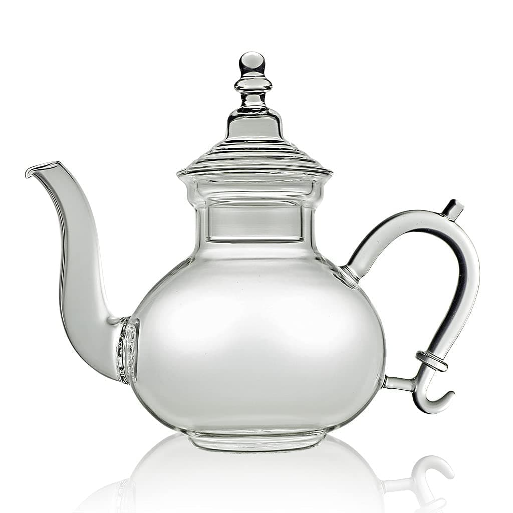 Persian Glass Teapot, 800ml, Ultra Clear, Heat Resistant Glass, Integrated Filter