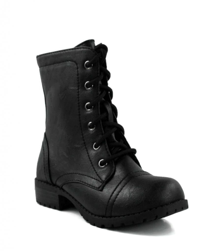 Kali Footwear Girl's Winner Jr. Lace Up Combat Boots