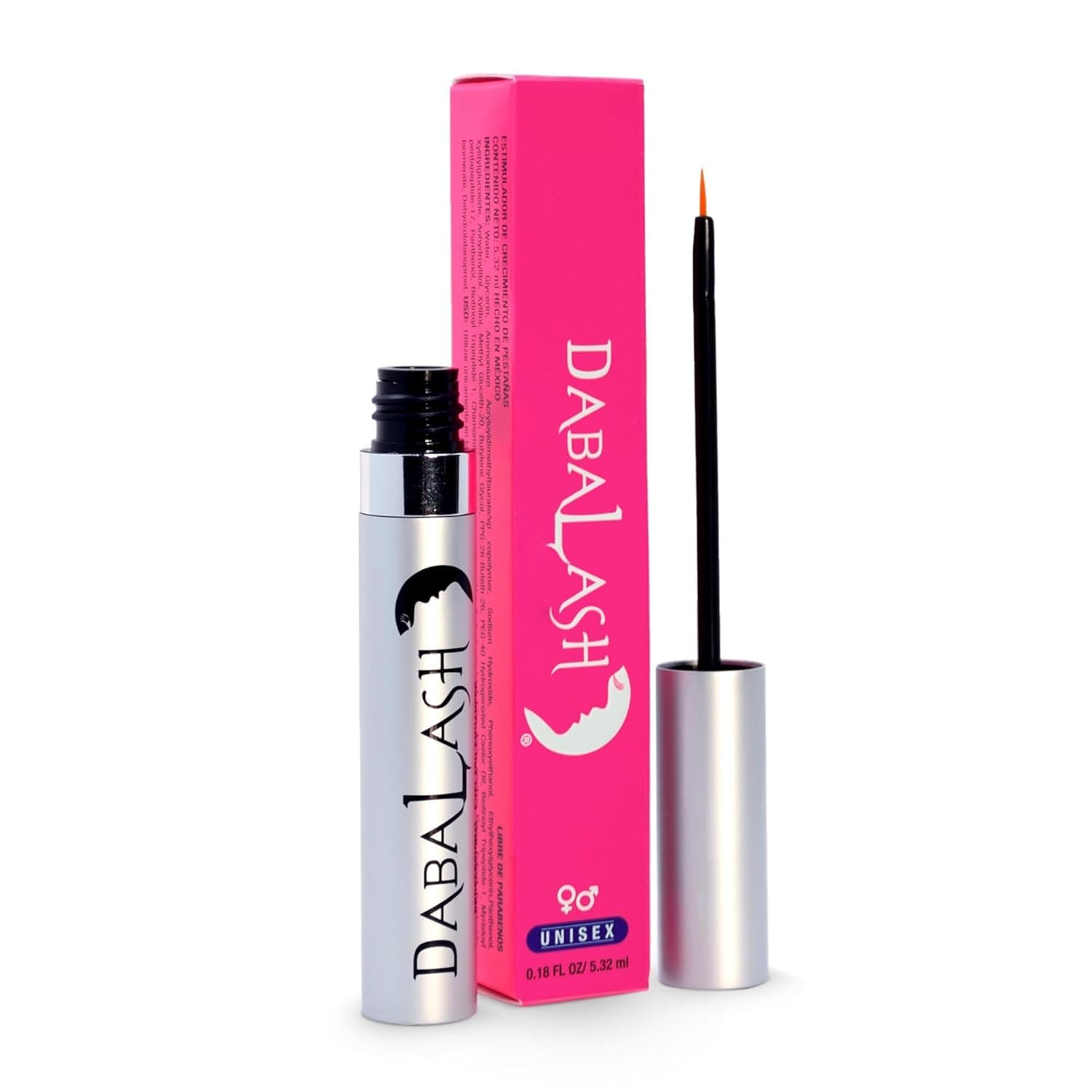 Dabalash Professional Eyelash & Brow Strengthener - Give Your Own Lashes A Longer, Fuller, & Thicker Look - 5g