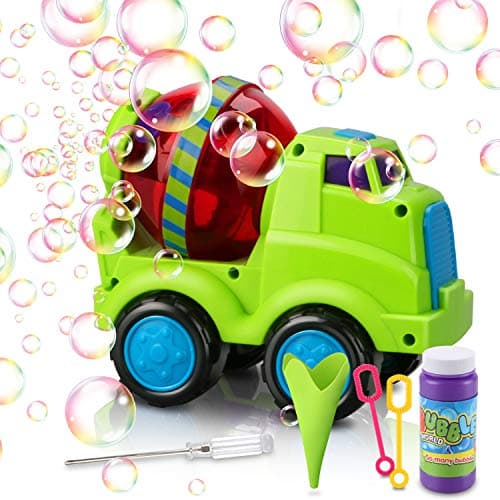 Magicfun Bubble Machine, Automatic Bubble Blower with Bubble Solution 800+ Bubbles per Minute Kids Bubble Toys Boys Girls Gifts Durable Car Bubble Maker for Outdoor Or Indoor Use