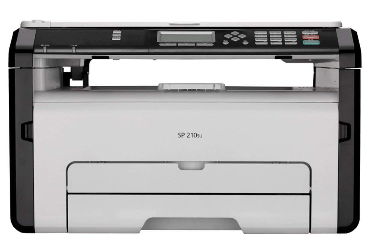 Ricoh SP210SU Monochrome Multi-Function Laser Printer (White)