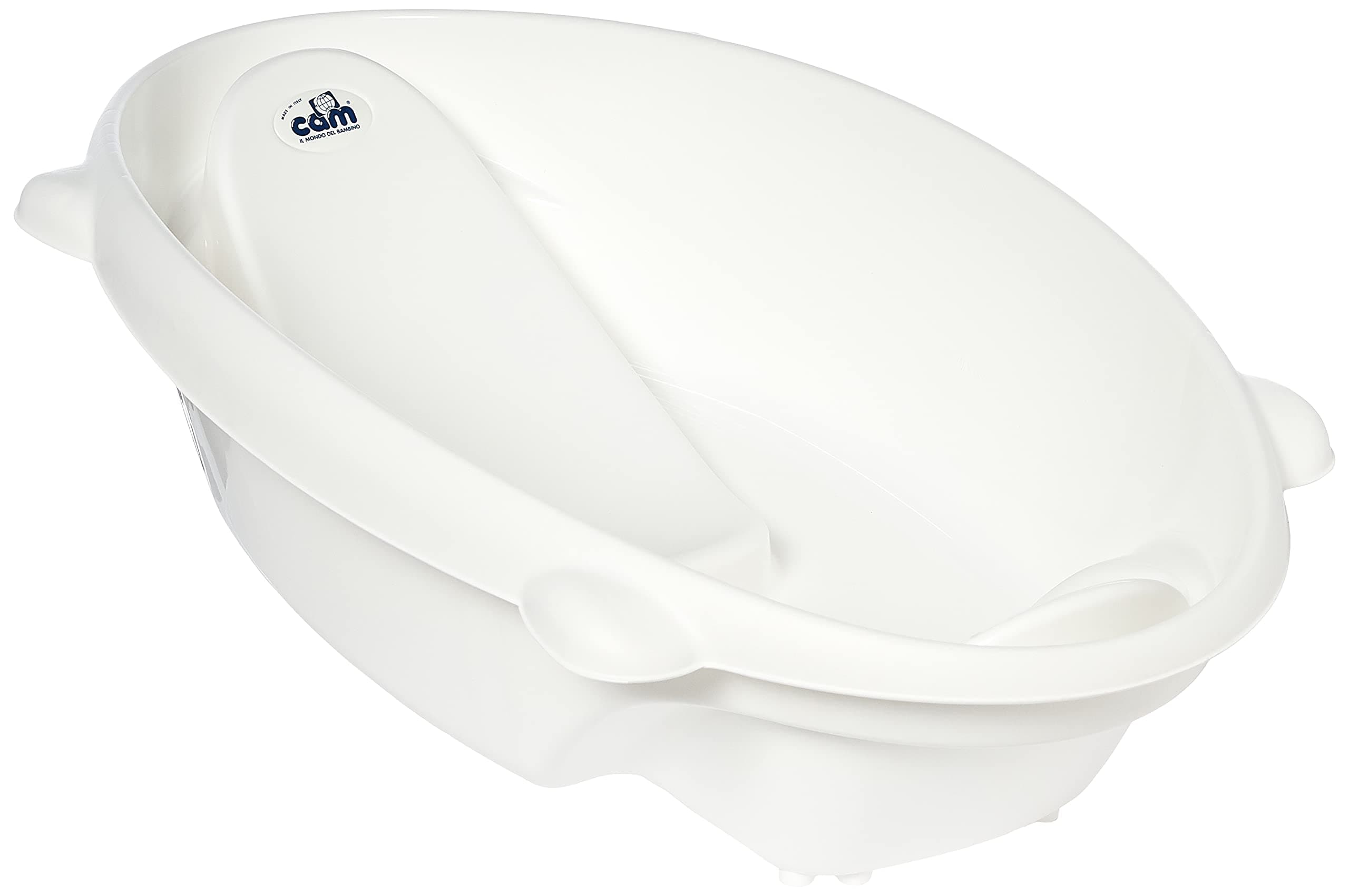 CAM Il Mondo del Bambino - art.C095/U02 - Baby Bath Tub Bollicina - Made in Italy - perfect from 0 to 12 months - WHITE