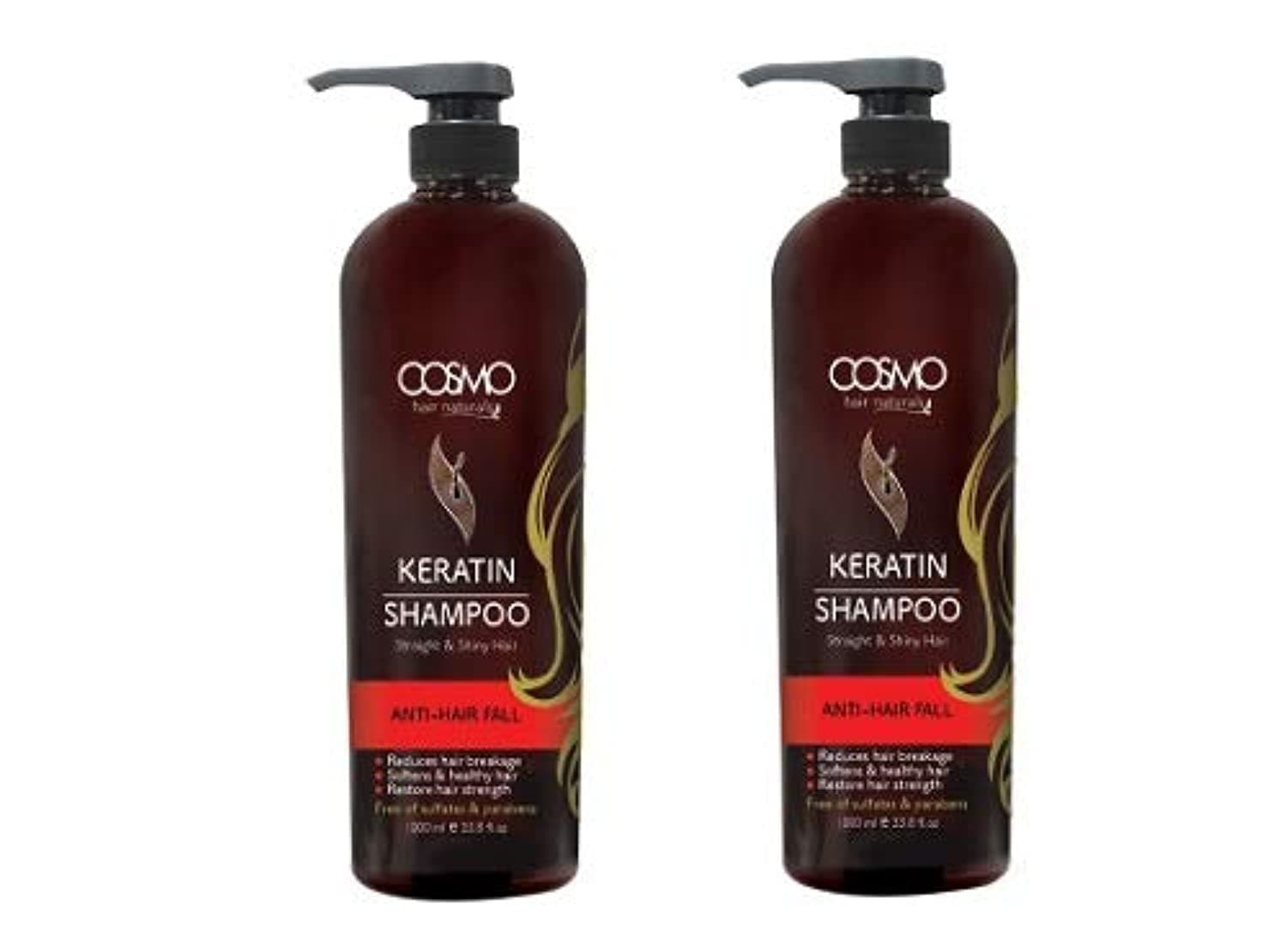 CD COSMO DESIGNS Hair Naturals Keratin All Hair Shampoo 1000ml, Anti-hair Fall, Softens & Healthy Hair, Restore Hair Strength