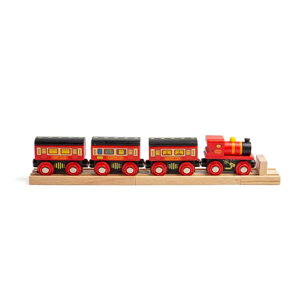 Bigjigs RailThe Sleeper Train - Other Major Wooden Rail Brands are Compatible