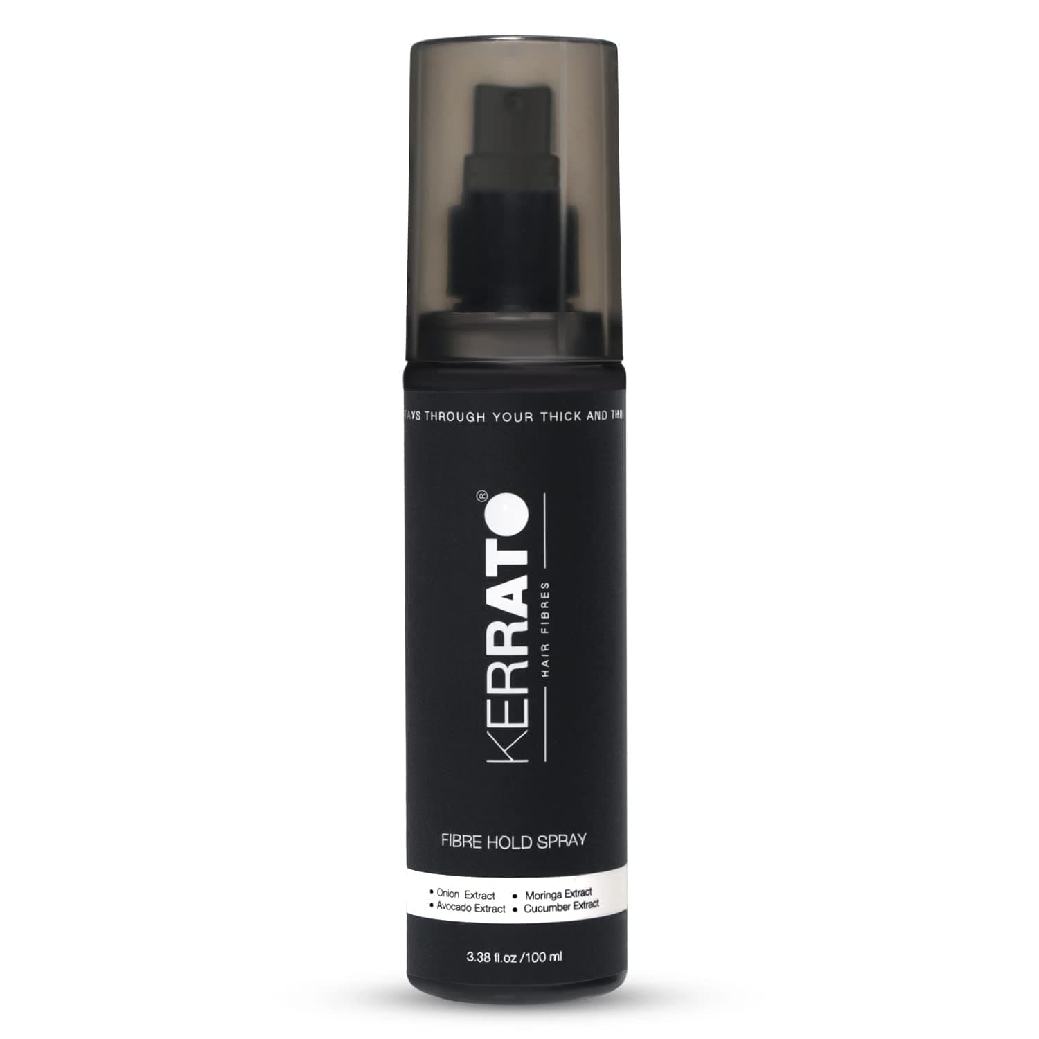 KERRATO HAIR FIBRES Unisex Hair Fiber Locking Spray | Water-Resistant | Natural Look | Long lasting hold for Hair Fibers | Suitable For All Hair Building Fibers (100 Ml)