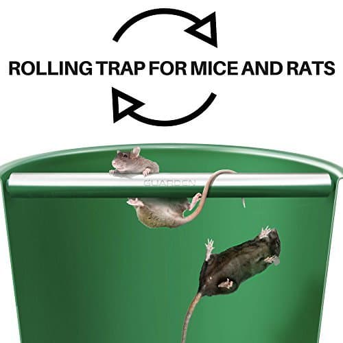 Guarden Live Catch Humane Mouse Trap – Forget Electronic Mouse Traps and Use a Self-Resetting, Effective, No Poison Mousetrap – Quick Pest Control for Voles, Mice, Rodents and Rats