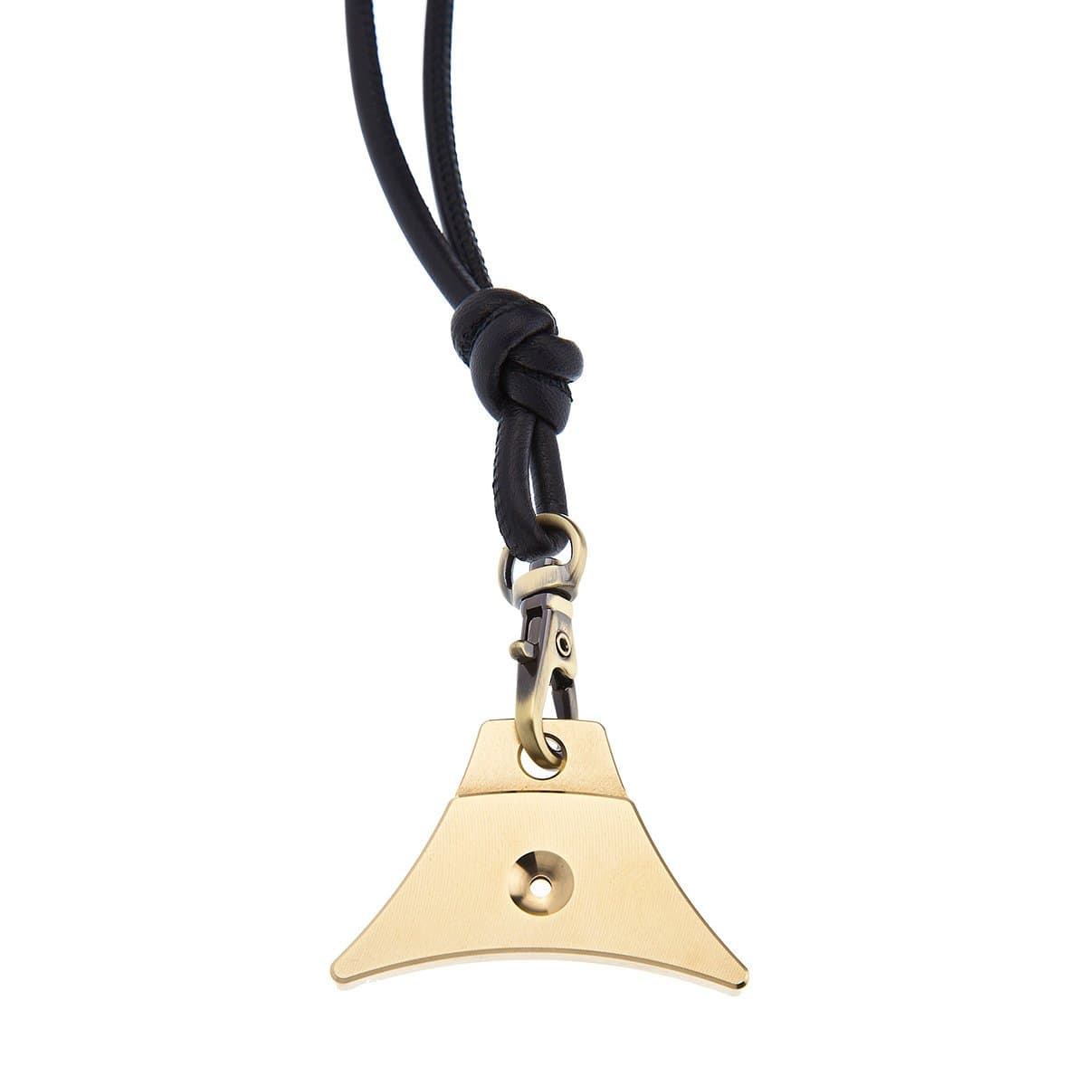 Logan Supreme Brass Sheepdog Whistle (Whistle & lamb nappa leather lanyard)