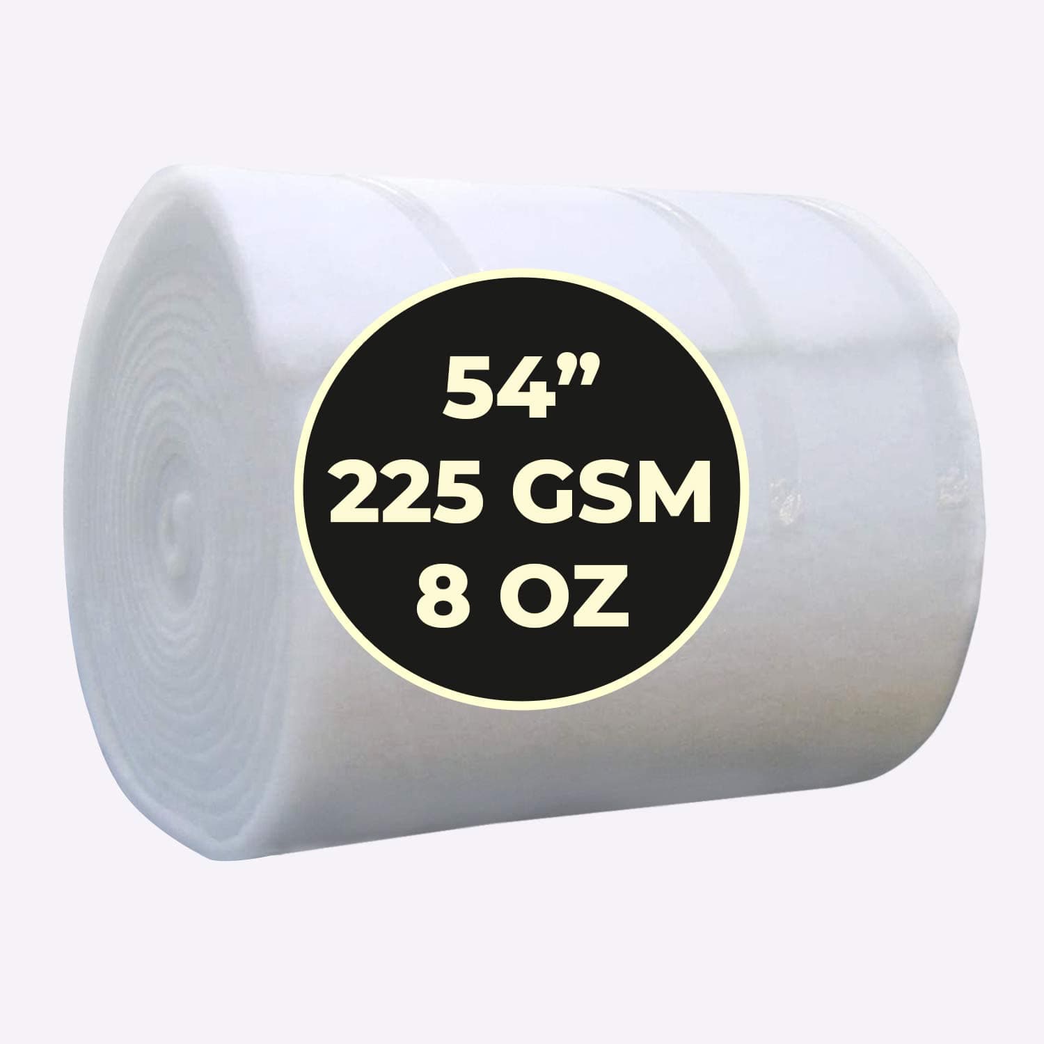 Polyester Wadding Roll Quilting Upholstery Padding 27" / 54" Wide Wadding Roll (54" Width 8oz, 5 Meter)