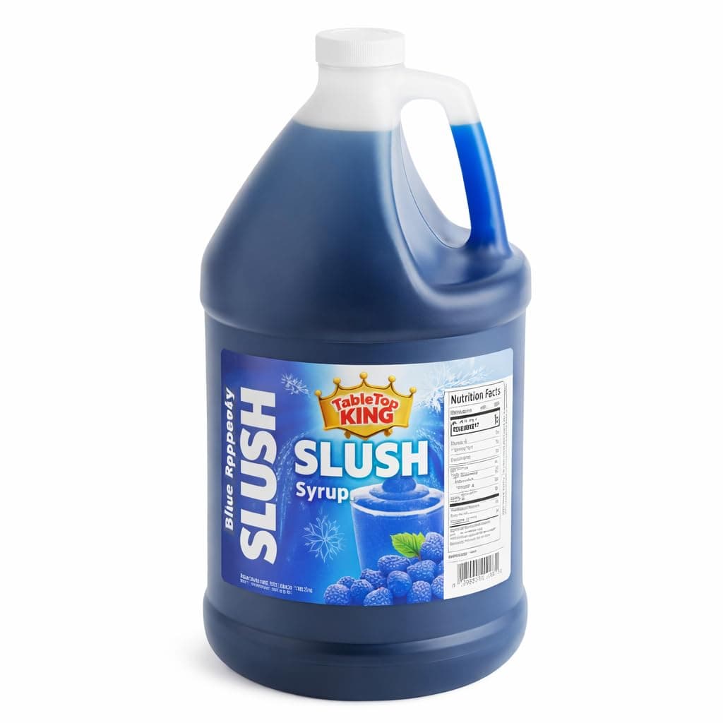 TableTop King 1 Gallon Sleazy Blue Raspberry Syrup_Ab