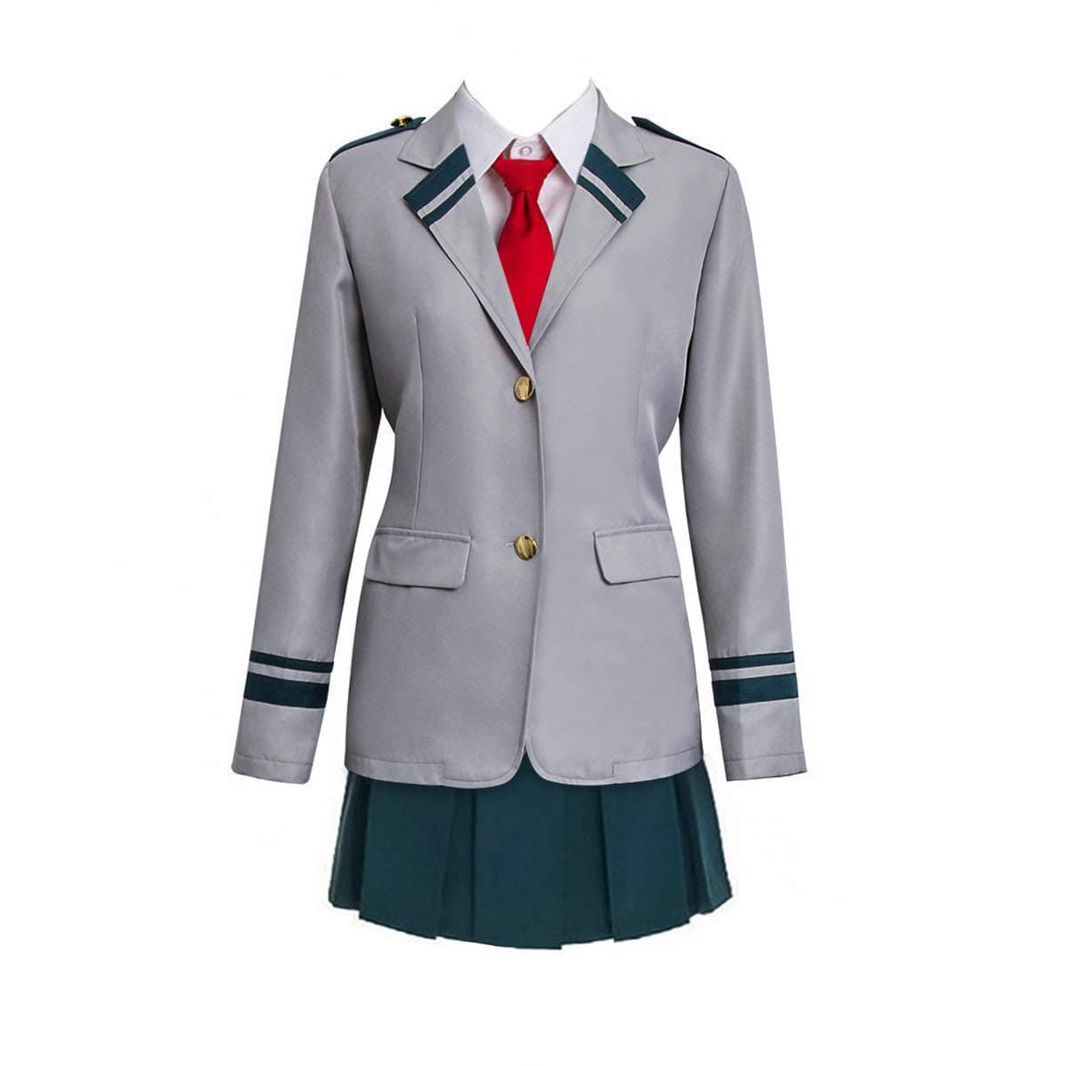My Hero Academia Boku no Hero Cosplay Costume Women's High School Uniform Suit