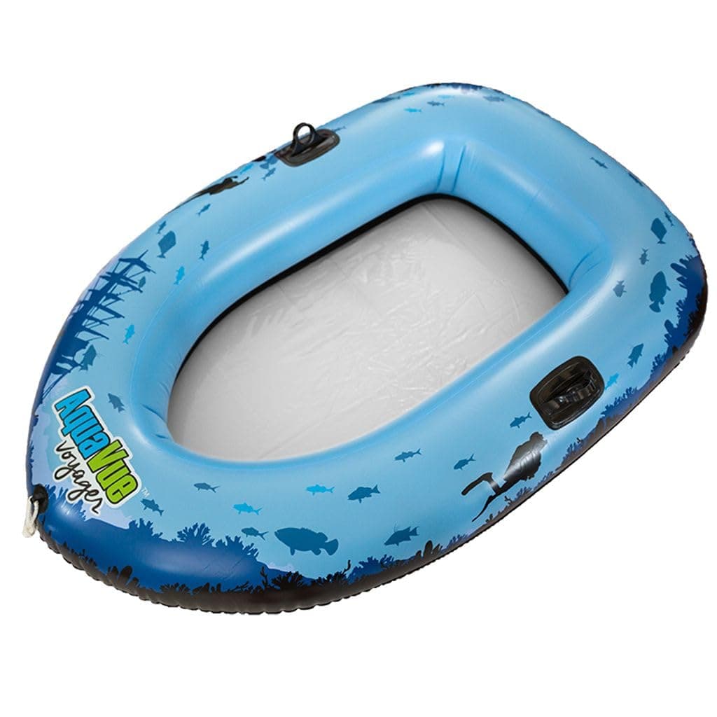 AQUAVUE Voyager, Clear Bottom Inflatable Raft, for Kids and Adults