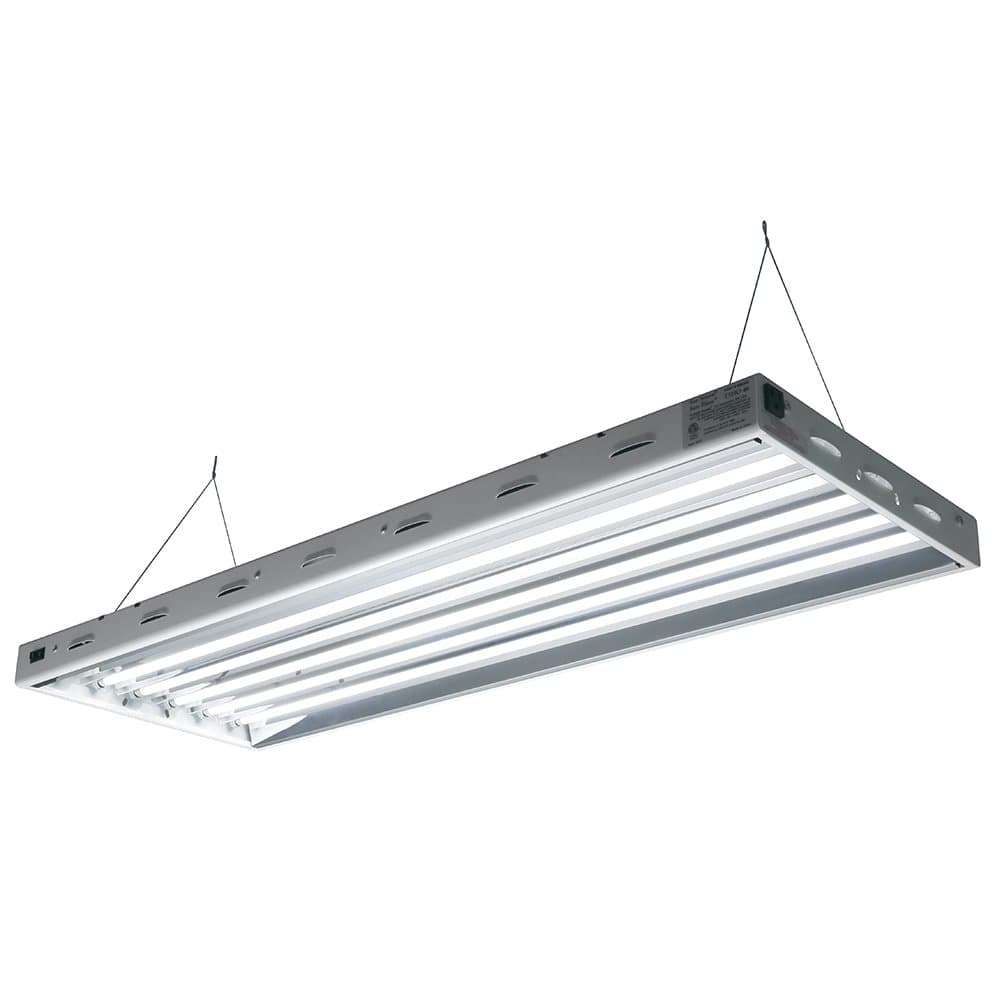 Sun Blaze T5 Fluorescent - 4 ft. Fixture | 6 Lamp | 120V - Indoor Grow Light Fixture for Hydroponic and Greenhouse Use