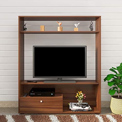 Klaxon Lilac TV Entertainment Unit/Set Top Box Stand Shelf - Asian Walnut