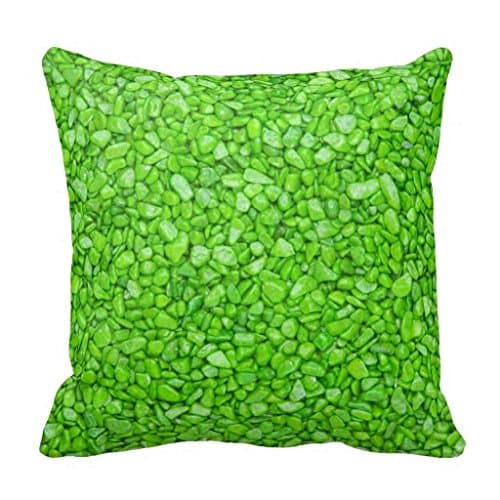 Home Decor Create for Life Pillow Cover Lime Green Gravel Throw Pillow Case 18x18 Inches