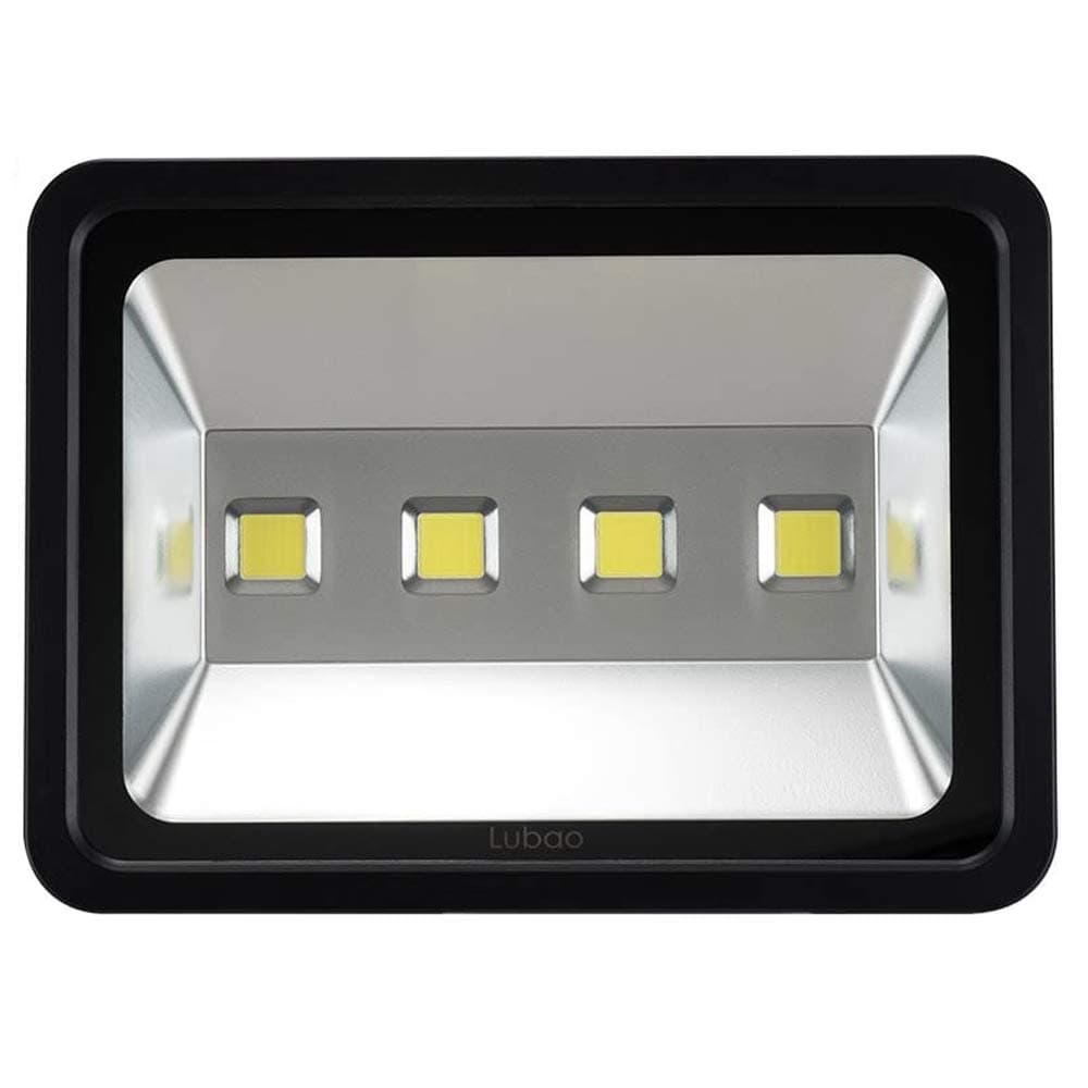 200W LED Flood Light, 4 LED Lights 20000lm Waterproof Super Bright 6000K White Light Spotlight Security Spotlights,High Power Wall Lights for Outdoor Garden Landscape Playground AC 85-265v