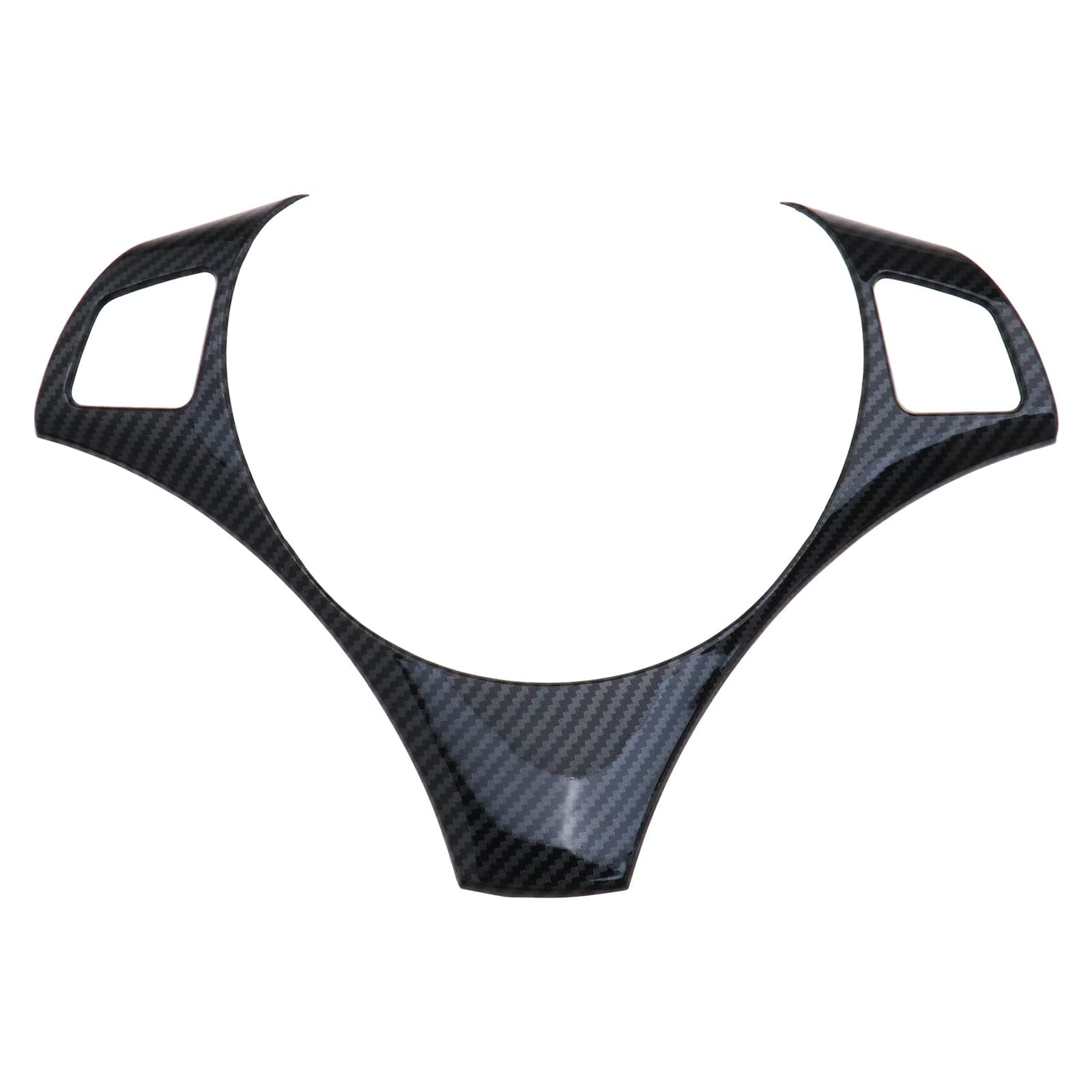 Steering Wheel Cover Trim Panel Frame Decoration Sticker Carbon Fiber Auto Interior Accessories Compatible with B-M-W 3 Series /E90 E92 E93(2005-2012)