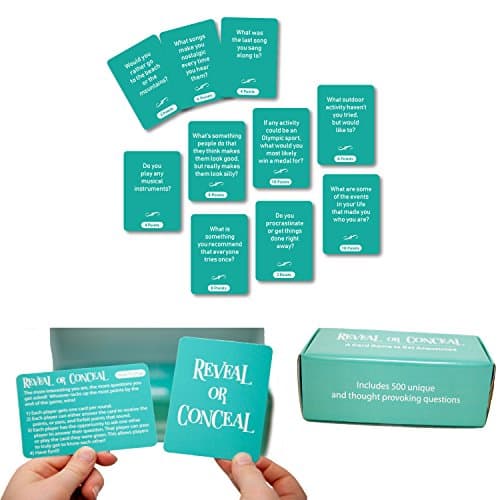 Reveal or Conceal The Game with 500 Questions to Get to Know Each Other