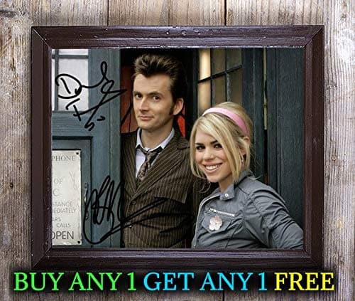 David Tennant Billie Piper Doctor Who Autographed Signed 8x10 Photo Reprint #13 Special Unique Gifts Ideas for Him Her Best Friends Birthday Christmas Xmas Valentines Anniversary Fathers Mothers Day