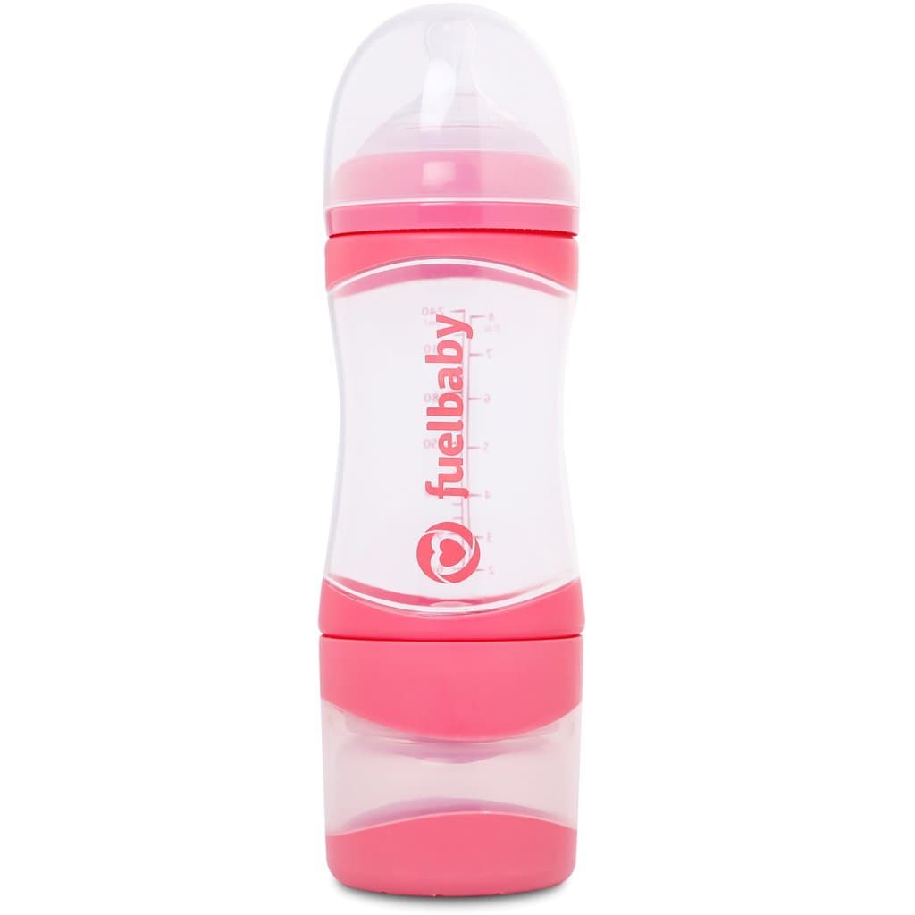 Fuelbaby Bottle (Pink)- Best Baby Bottles for Formula Feeding with an Anti Colic System