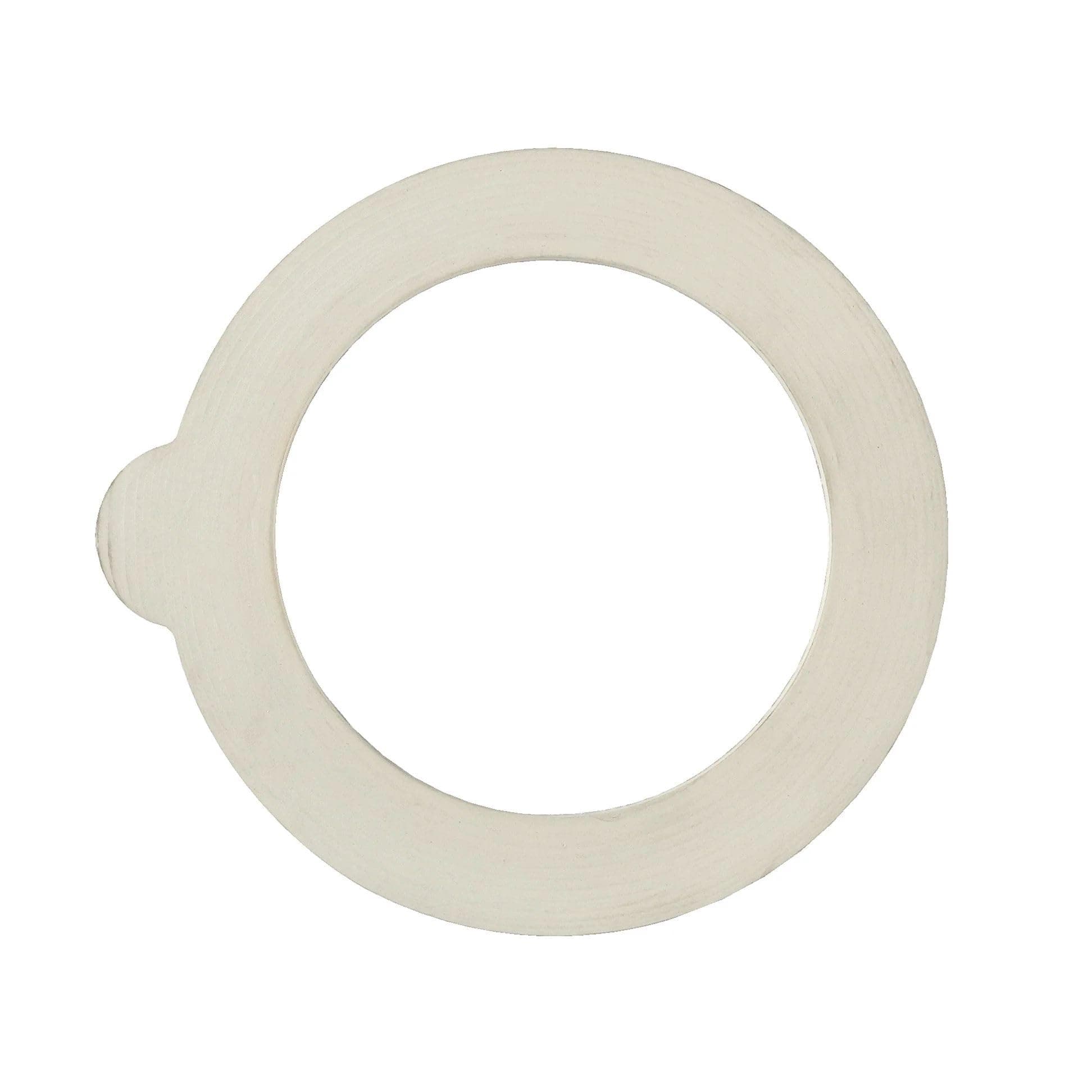 Glass Co 6 Piece Fido Jar Replacement Gaskets, 3.25", White