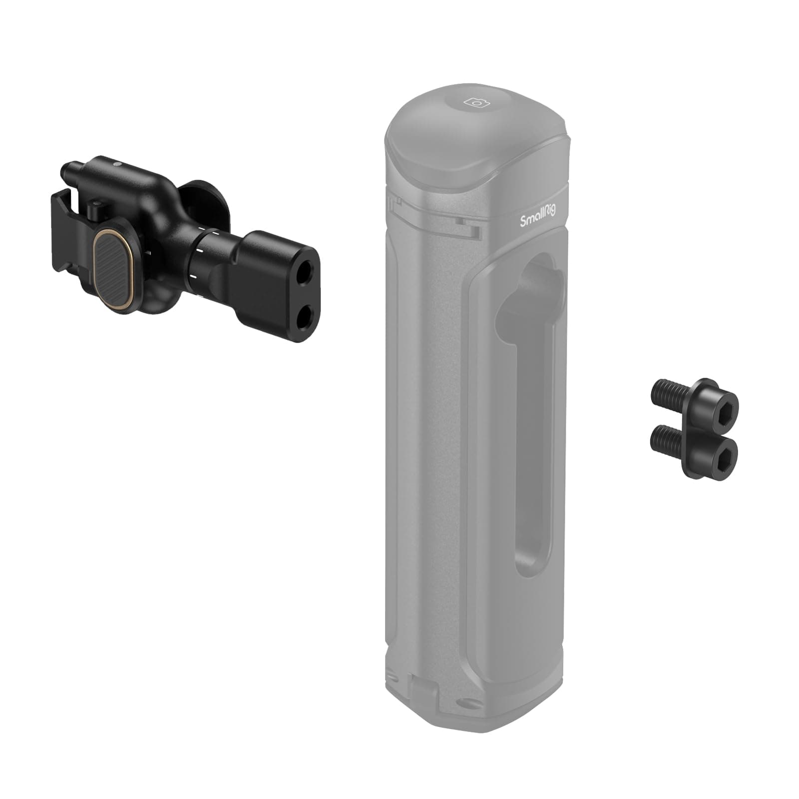 SmallRig 回転式クイックリリースサイドハンドルアダプター、クイックリリース電話ケージシリーズとすべての携帯電話サイドハンドルに対応 - 4610