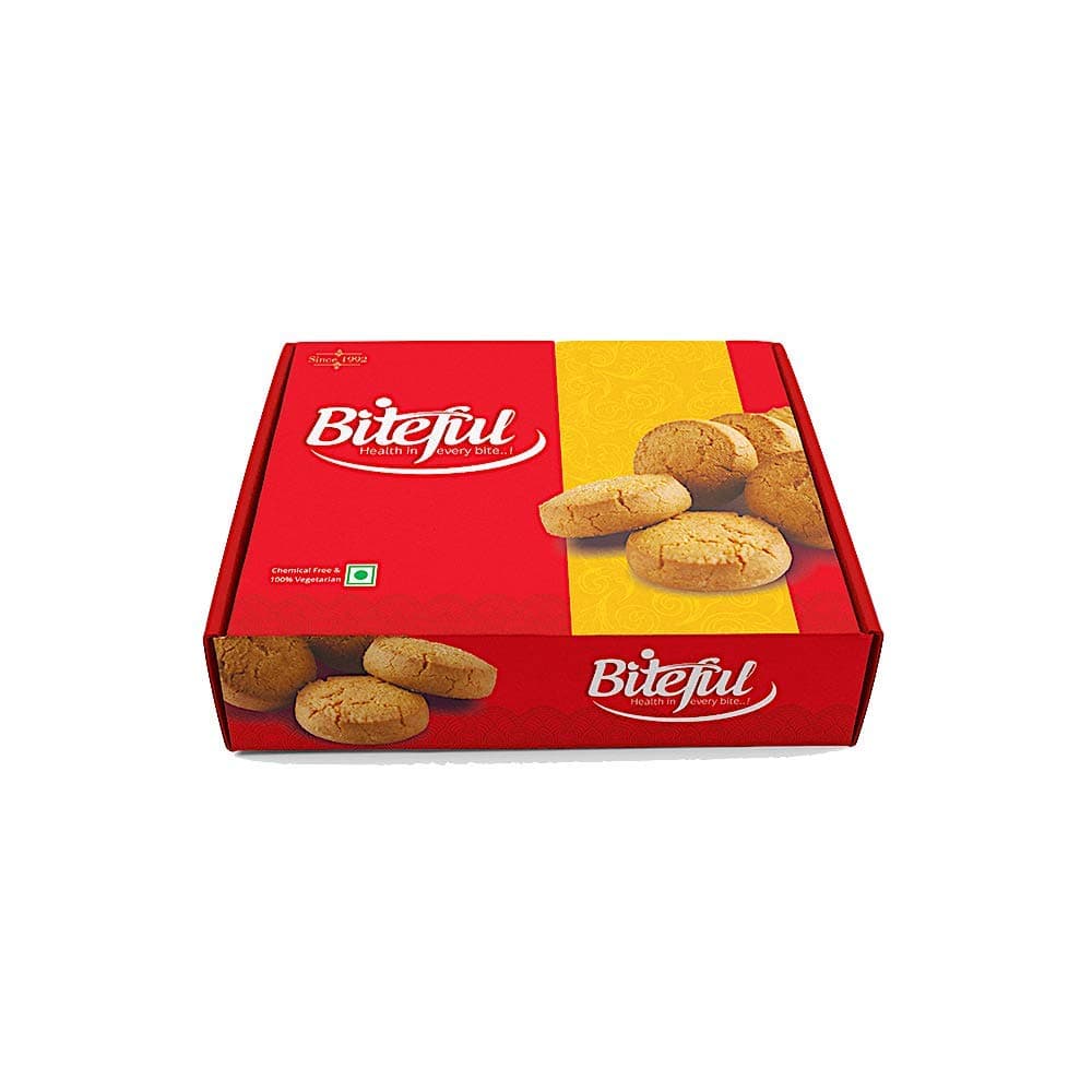 Biteful India Hyderabad Osmania Biscuits - Pack of 1 (500grams x 1) Premium