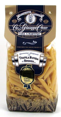 (6 pack) Penne Rigati Artisan Pasta hand-made slow dried in 500g bags from Italy