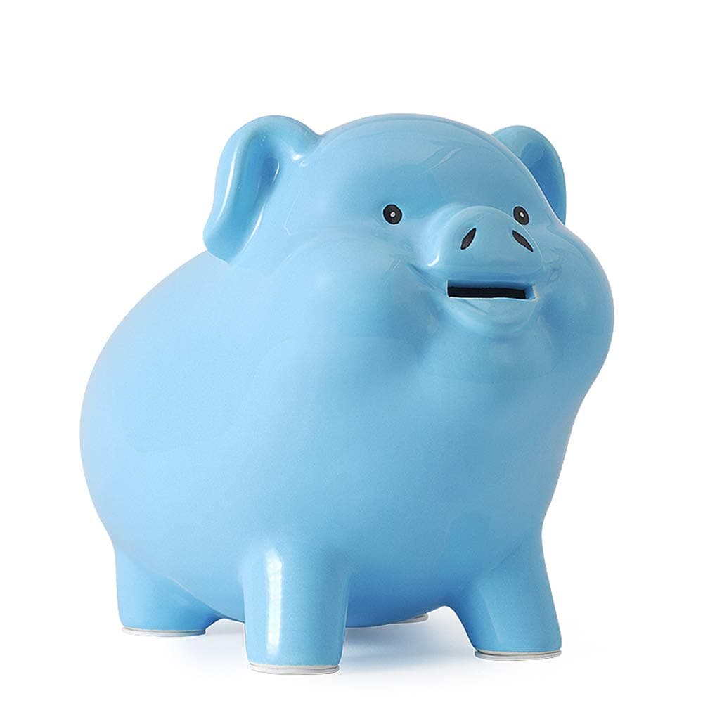 Piggy Bank for Adults Must Break to Open,Ceramics alcancias De Dinero para Adultos Niños,Money Bank,Coin Bank,Girls Piggy Bank for Boys,Modern Home Decor Living Room