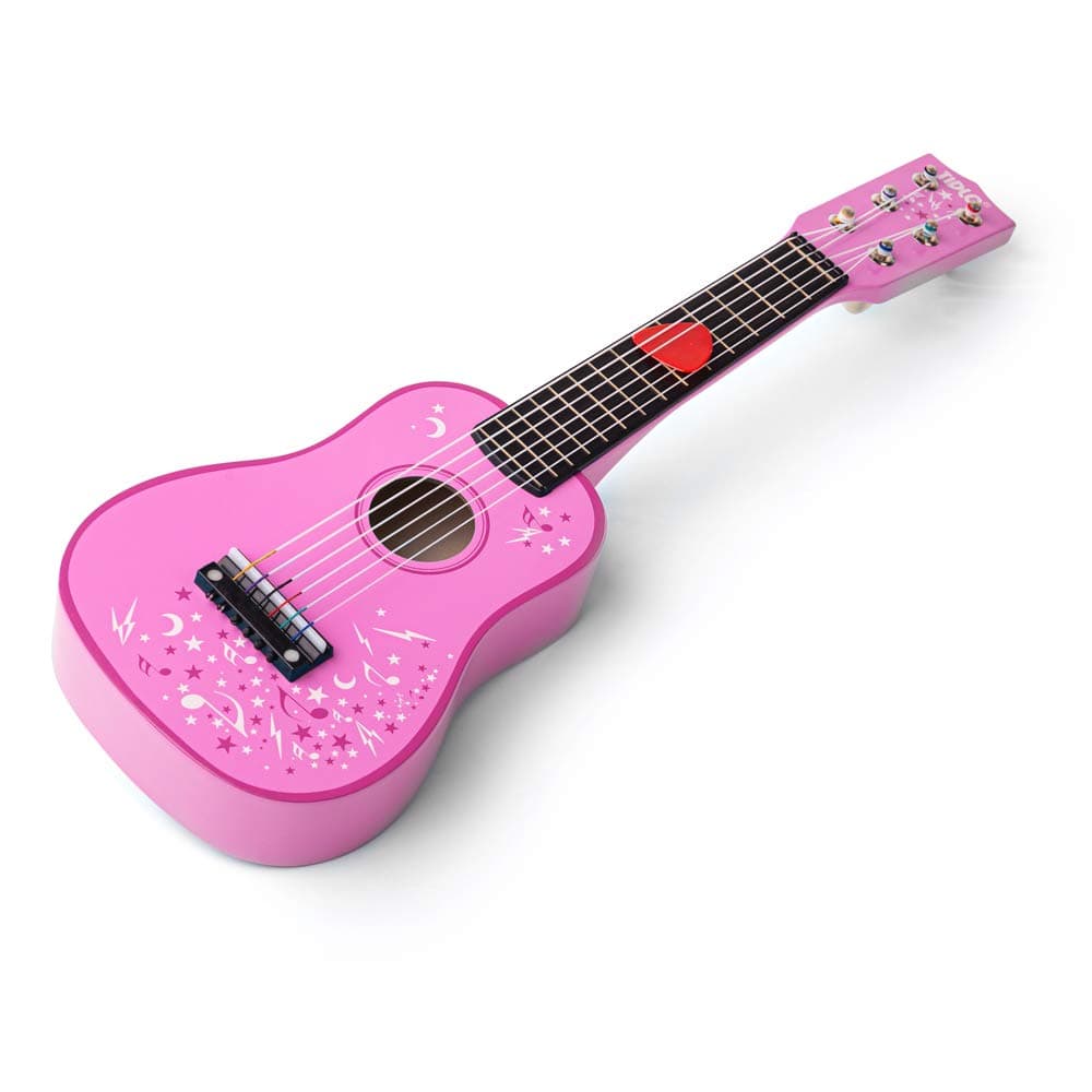 Tidlo Wooden Guitar (Pink)