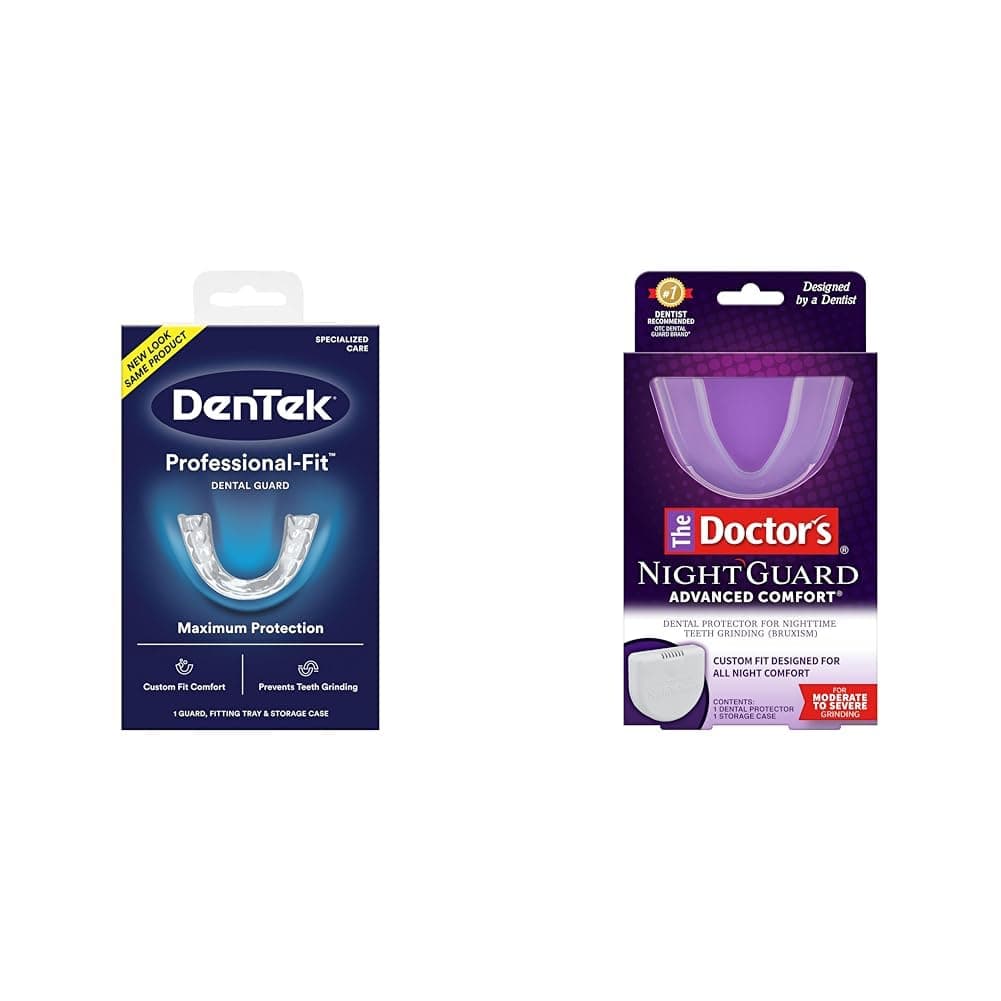 DenTek and The Doctor's Night Guards for Teeth Grinding, 2 Count