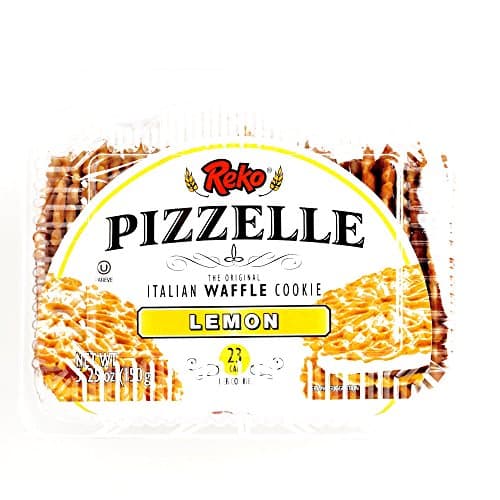 Reko Lemon Pizzelle Cookies 5.25 oz each (1 Item Per Order)