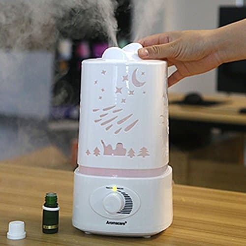 Yquelle Aromatherapy Air Humidifier Scented Household Humidifier Fog Machine Colors Changings and Mist Adjustment Mode