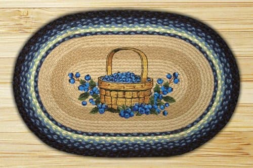 Capitol Importing 65-312BB Blueberry Basket - 20 in. x 30 in. Oval Patch