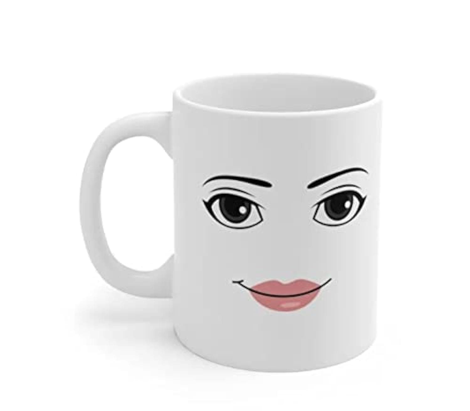 RYN WOMAN FACE Mug Funny Girl Cute Gamer Birthday Gift Hot Chocolate Cup Back To School Mug