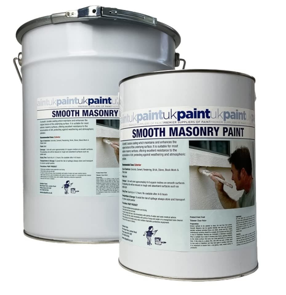Masonry Paint - White - 20lts - Trade Smooth