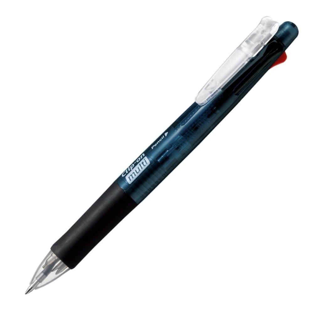 Zebra Clip-On Multi Color Multifunctional Pen, Black Barrel (B4SA1-B).