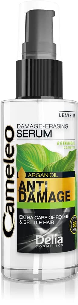 Argan Oil Serum - for Damaged, Dry, Rough, Brittle Hair - Excellent Regenerating Repair Treatment & Care with Biomimetic Keratin & Argan Oil - Heat Protection - 55 ml