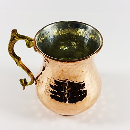Traditional Turkish Hand Crafted Copper Mug (Plain)
