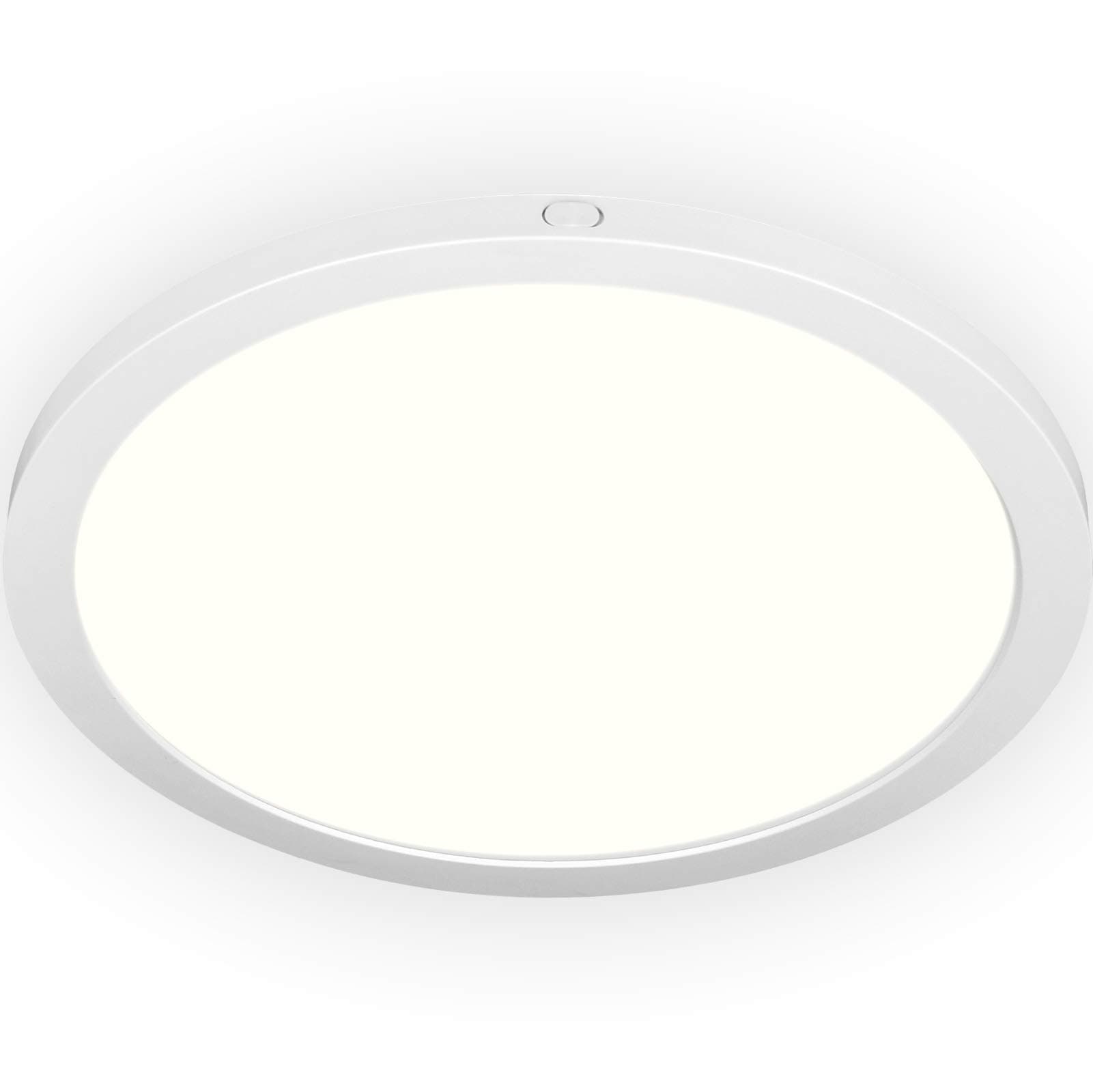 Kadision 12 Inch LED Flush Mount Ceiling Light, 24W 2000LM Dimmable, Natural White 4000K LED Ceiling Light Fixture for Bedroom Dining Room Living Room