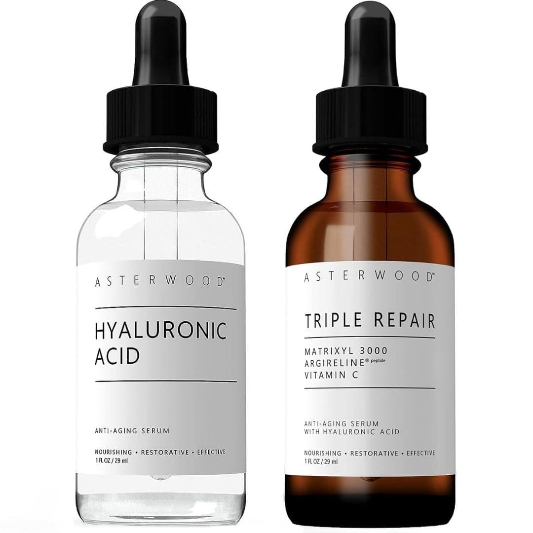 Hyaluronic Acid Serum 1 oz + Triple Repair Matrixyl 3000 Serum 1 oz