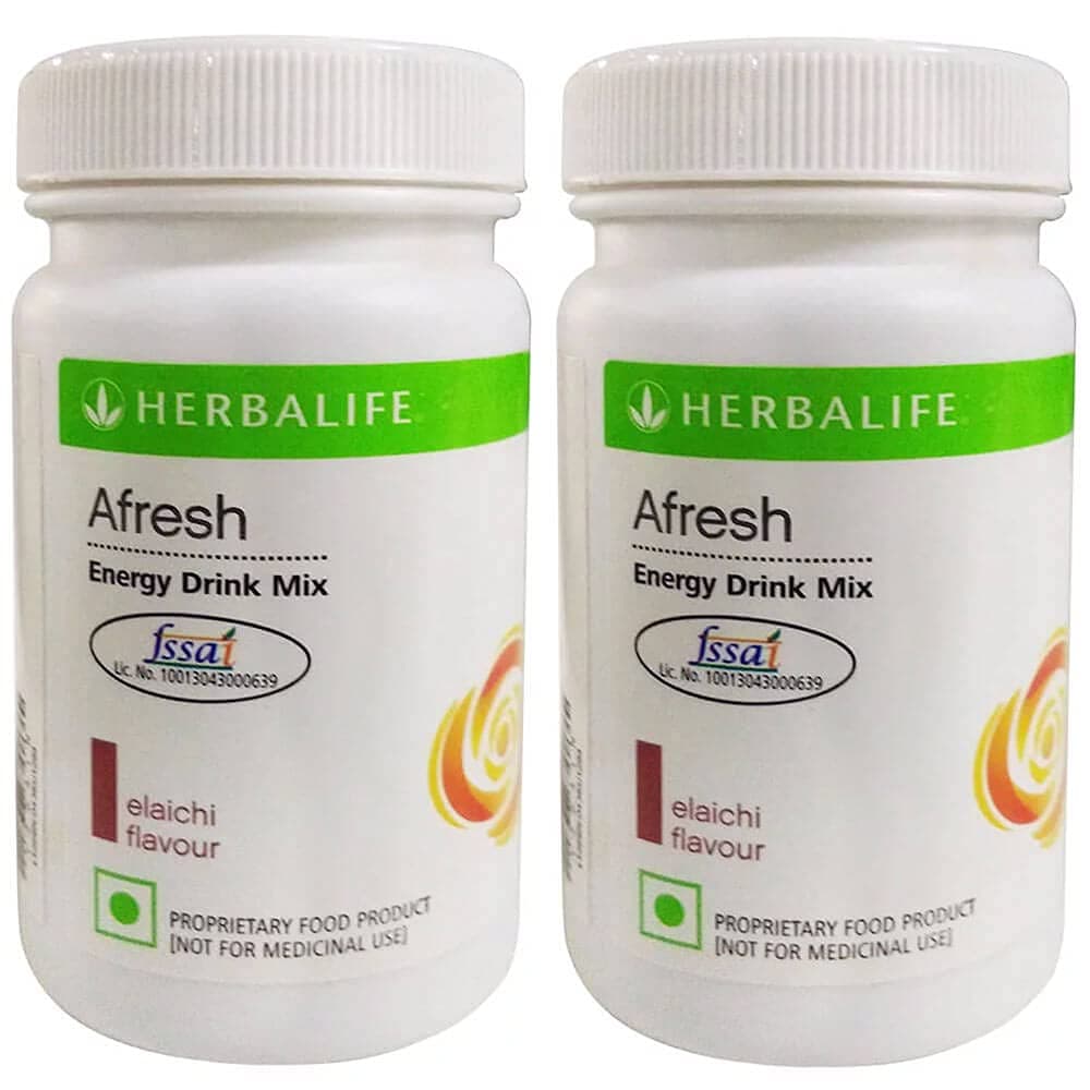 Nutrition Afresh Energy Drink Mix Elaichi 50 g Pack of 2