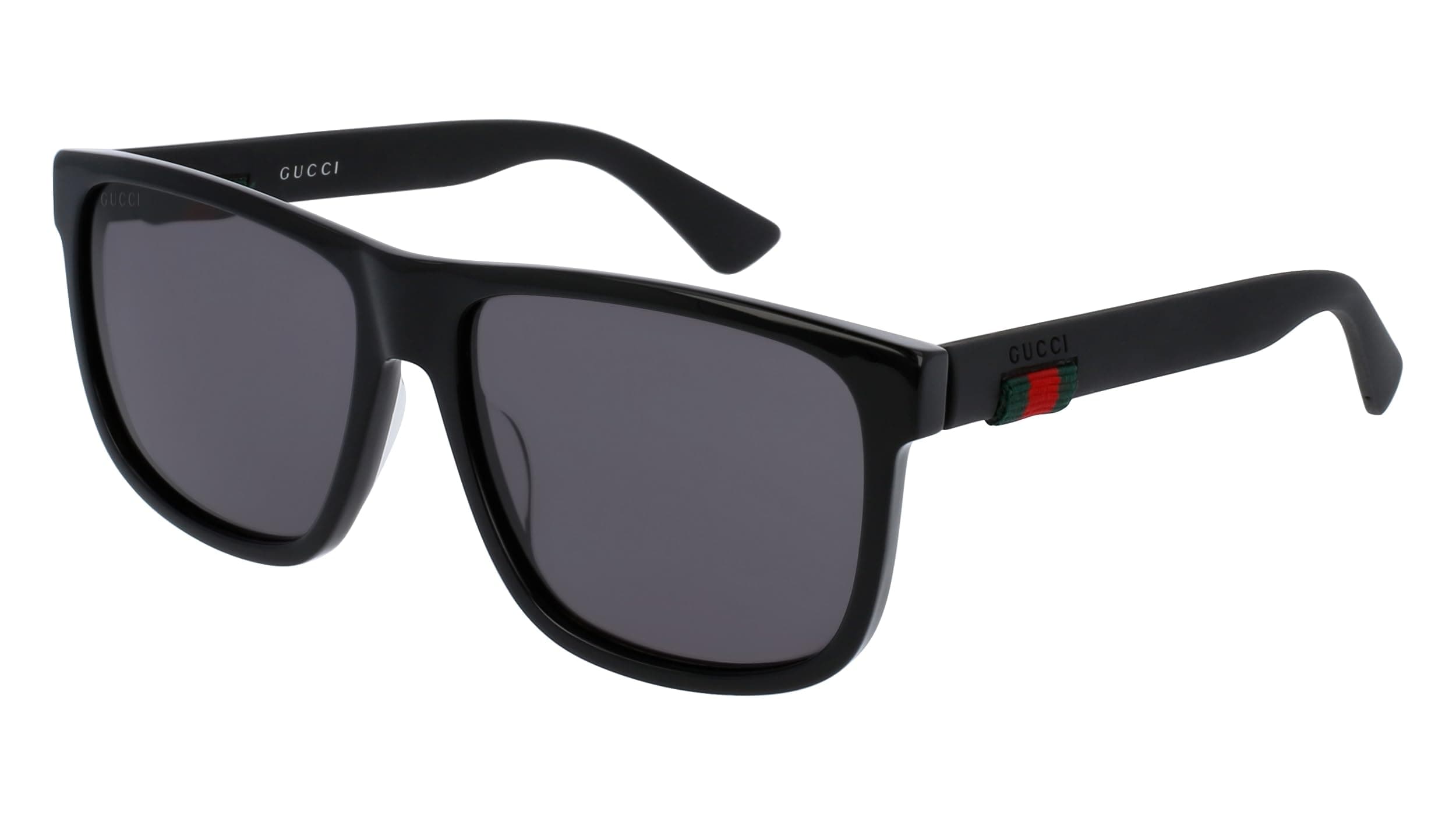 GG 0010 S- 001 BLACK/GREY Sunglasses,male, 58-16-145