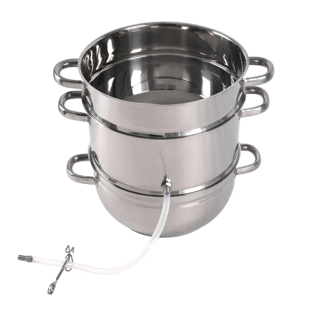 Little Creek Stainless Steel Water Distiller, 2 Gallon Capacity, Works on all Stovetops, Double Boiler, Render Lard & Tallow