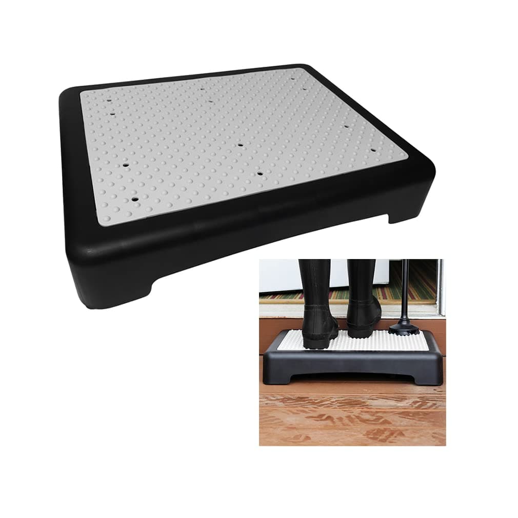 Evelots® Indoor/Outdoor Non-Slip Plastic Half Step for Elderly Mobility