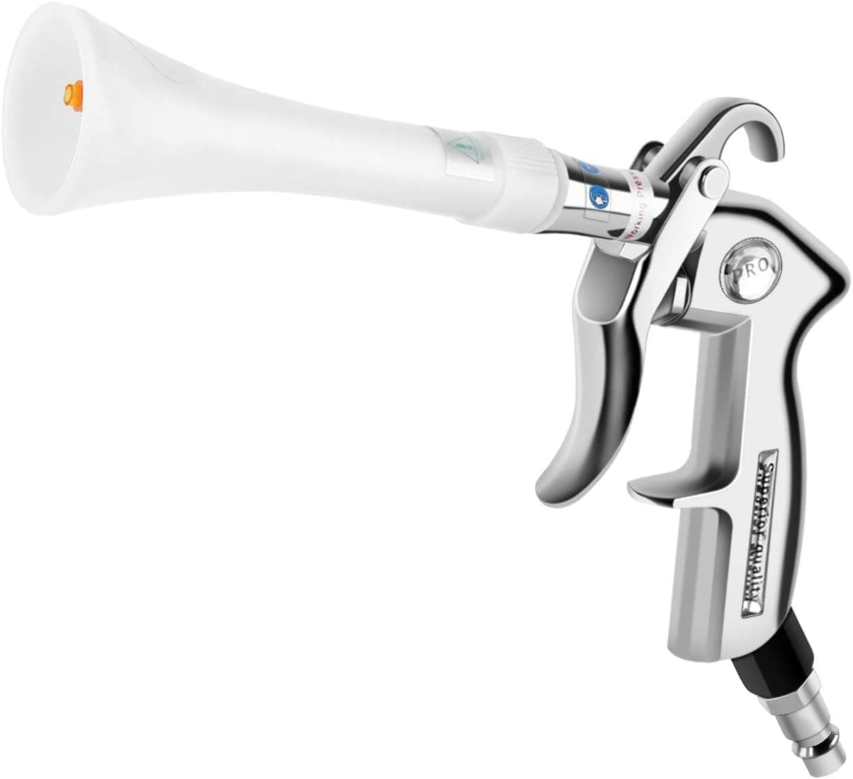 Dry Blow Cleaning Gun Blow Gun Compressed Air Blow Gun Classic Air Blow Gun High Pressure Air Gun Air Flow Control Valve Cleaning Gun Without Container for Car Dashboard Leather Seats