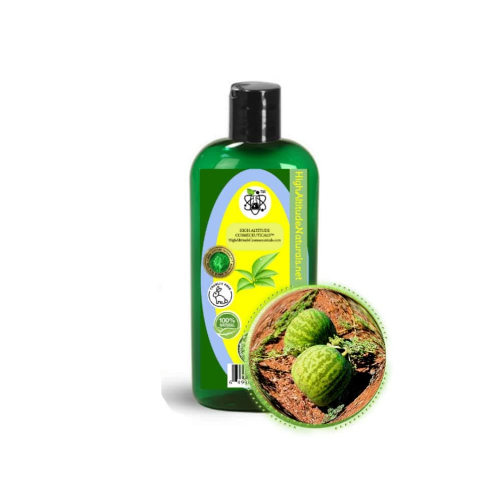 4oz (120ml) Kalahari Melon Seed Oil for Skin - 100% Pure Citrullus lanatus - Virgin, Cold-pressed, Moisturizer, Emollient, Antioxidant