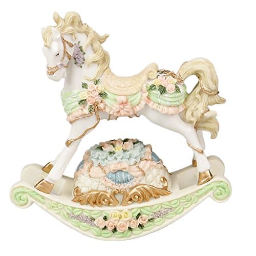 COMFOTAM Comfot Merry-Go-Round Music Box Rocking Music Box Girls Children Birthday Gifts